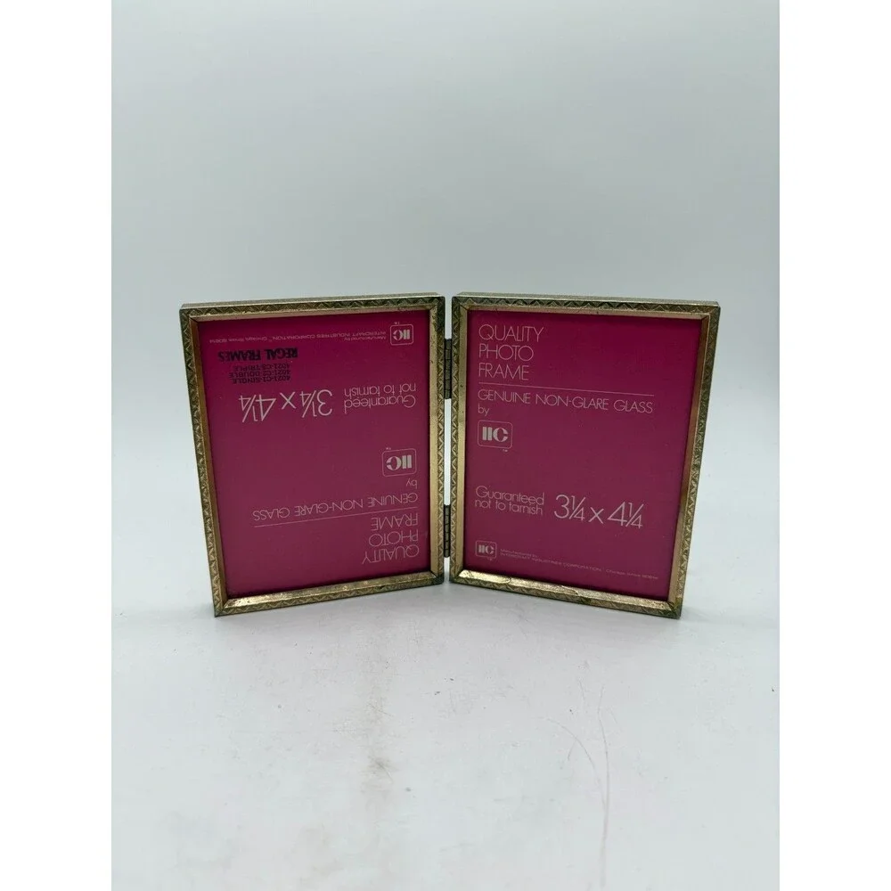 Intercraft Industries Corp. IIC Quality Photo Frame Double Hinged 3.75